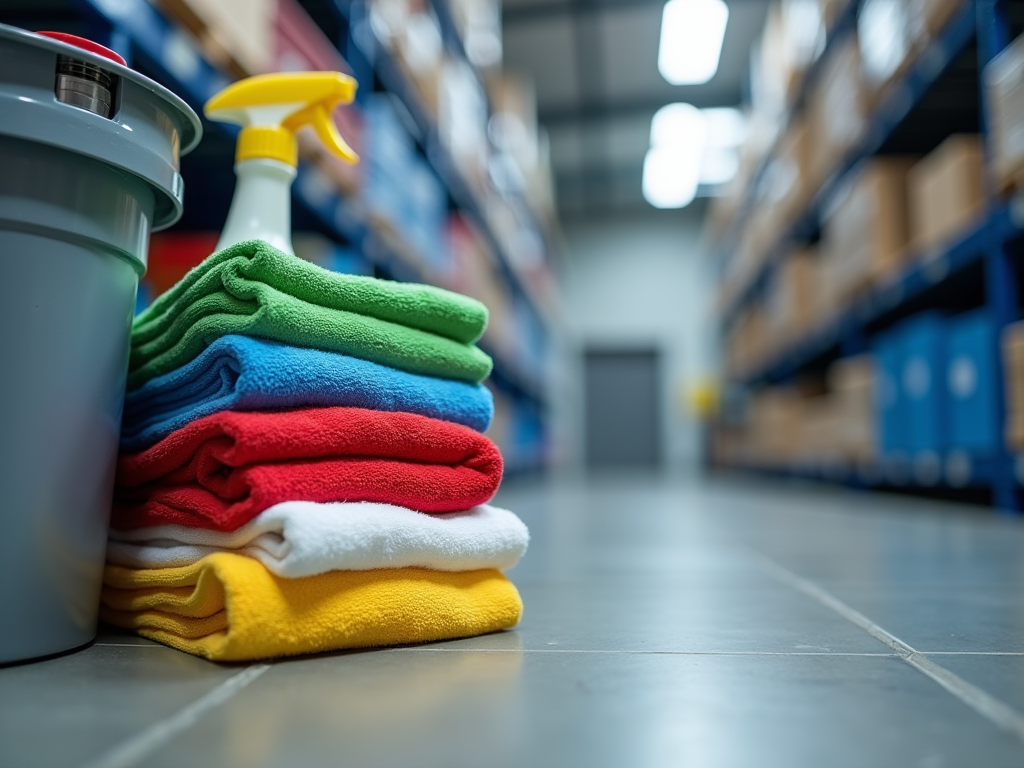 Panos microfibra HACCP, esfregonas, baldes e carros de limpeza para hotéis, restauração e empresas