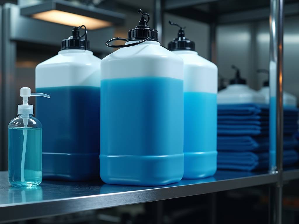 Detergentes, desengordurantes e desinfetantes profissionais HACCP para cozinhas de restauração e indústria alimentar